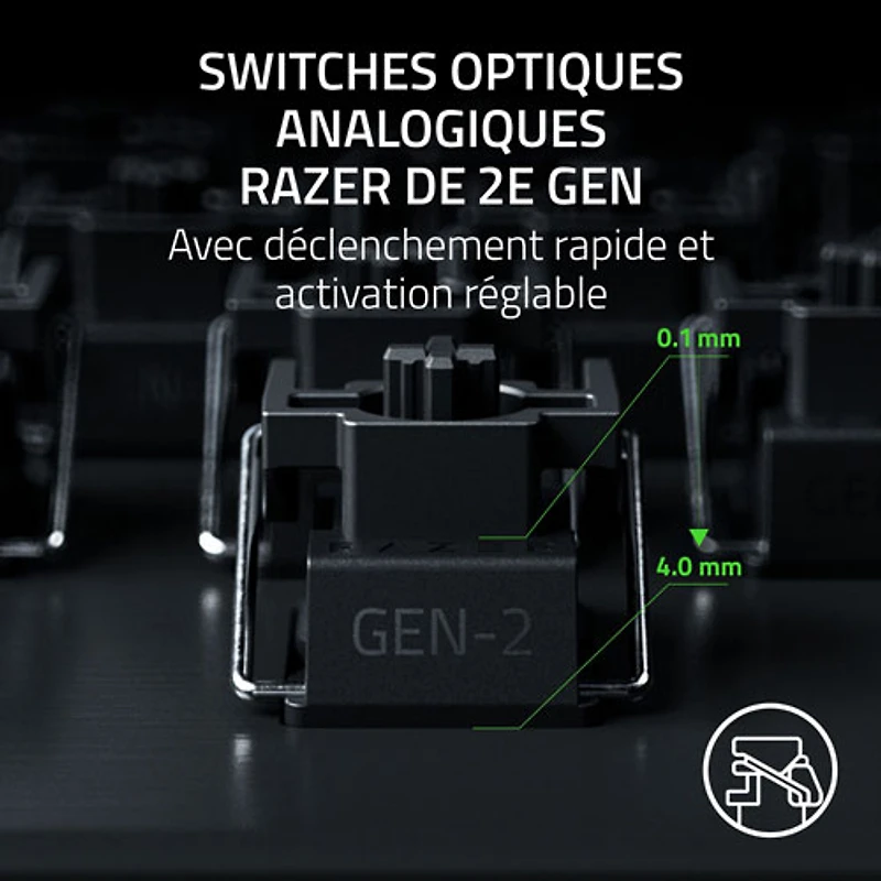 Razer Huntsman V3 Pro 8KHz Mechanical Analog Optical Switches Full-Size Esports Gaming Keyboard - English