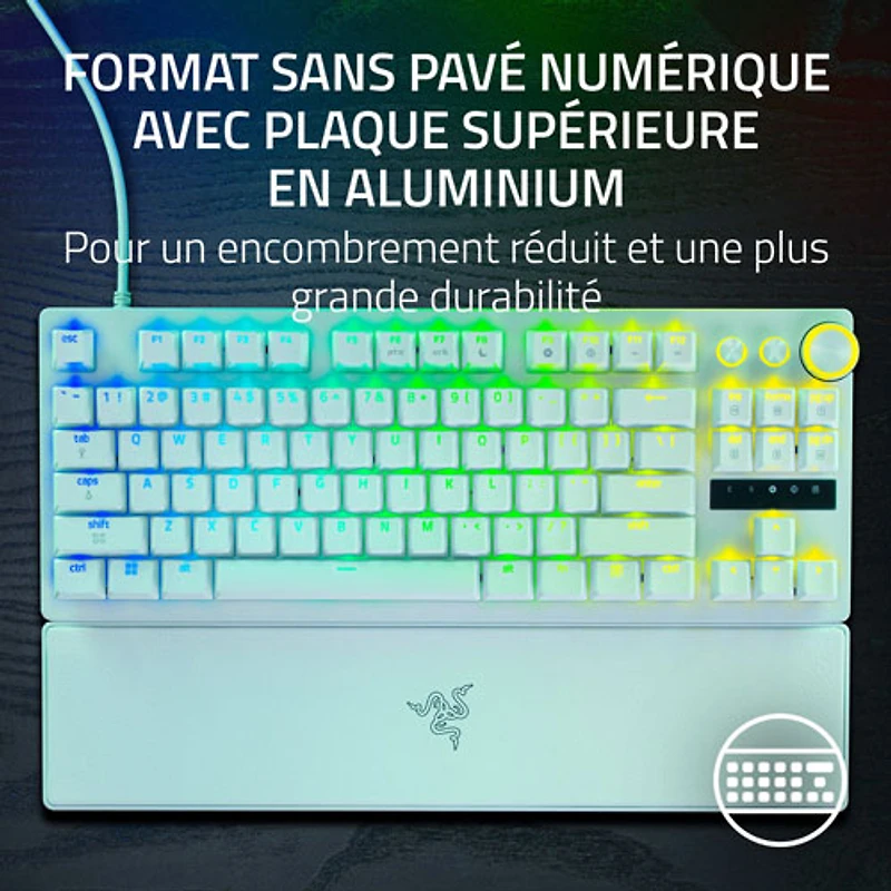 Razer Huntsman V3 Pro 8KHz Mechanical Analog Optical Switches TKL Esports Gaming Keyboard