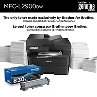 Imprimante laser tout-en-un monochrome sans fil MFC-L2900DW de Brother