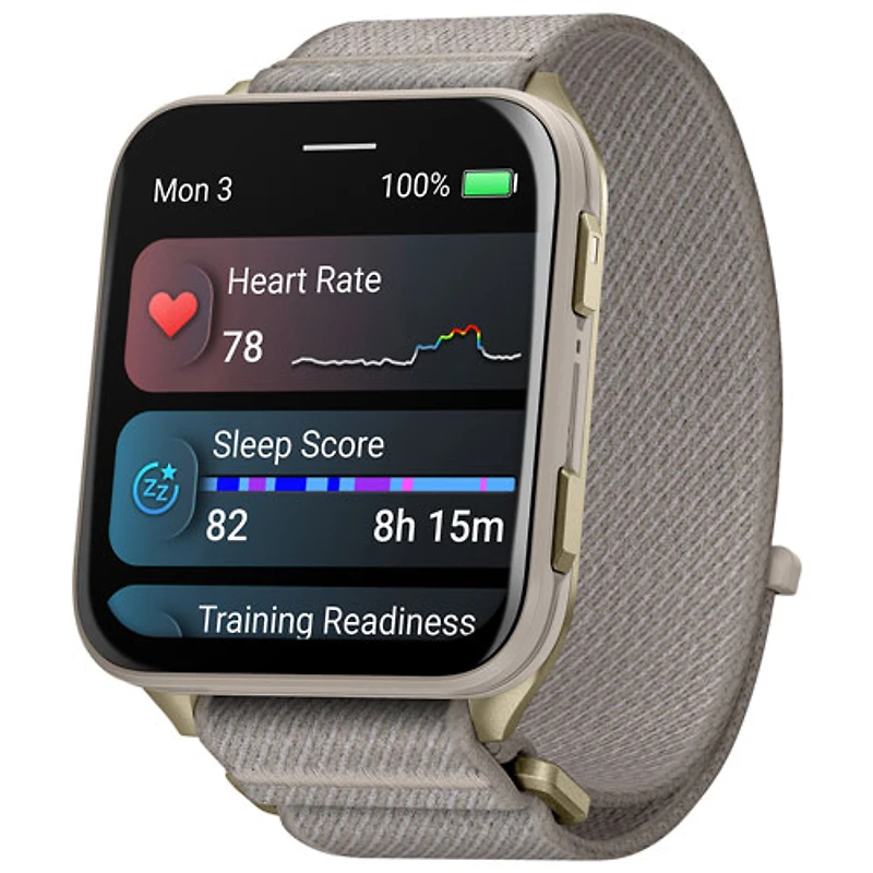 Garmin Venu X1 AMOLED 46mm Health and Fitness GPS Smartwatch - French Grey