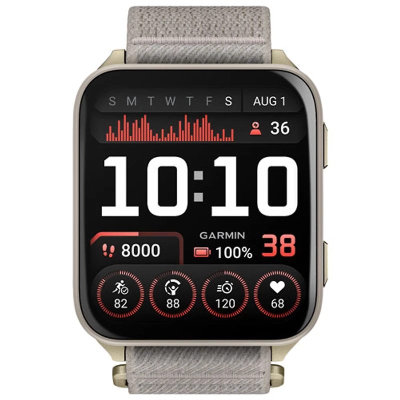 Garmin Venu X1 AMOLED 46mm Health and Fitness GPS Smartwatch - French Grey