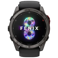 Garmin fēnix 8 Pro 51mm Multisport GPS Smartwatch - Black/Pebble Grey