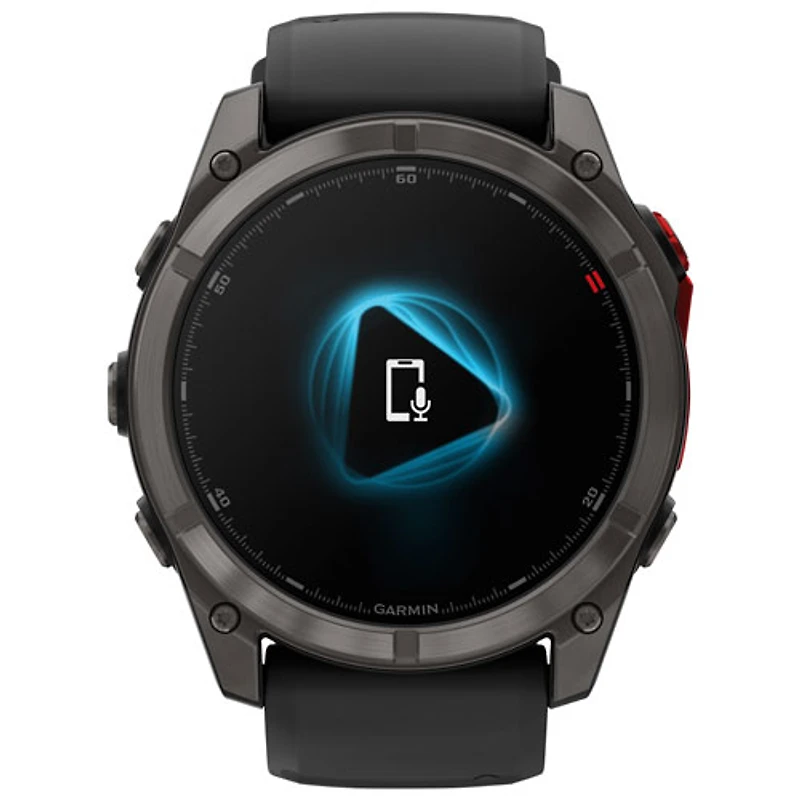 Garmin fēnix 8 Pro 51mm Multisport GPS Smartwatch - Black/Pebble Grey