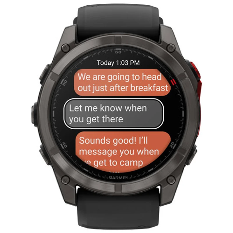 Garmin fēnix 8 Pro 51mm Multisport GPS Smartwatch - Black/Pebble Grey