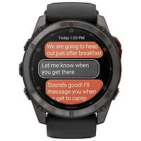 Garmin fēnix 8 Pro 51mm Multisport GPS Smartwatch - Black/Pebble Grey