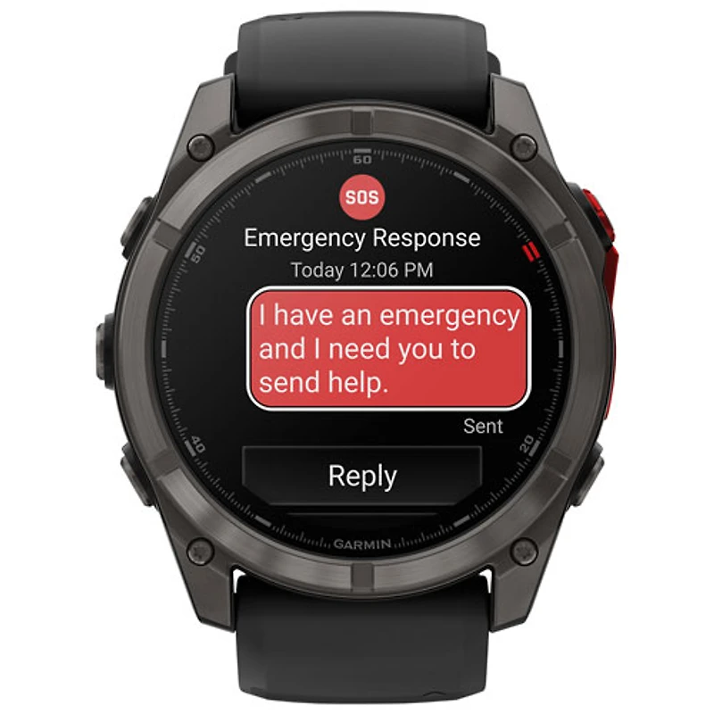 Garmin fēnix 8 Pro 51mm Multisport GPS Smartwatch - Black/Pebble Grey