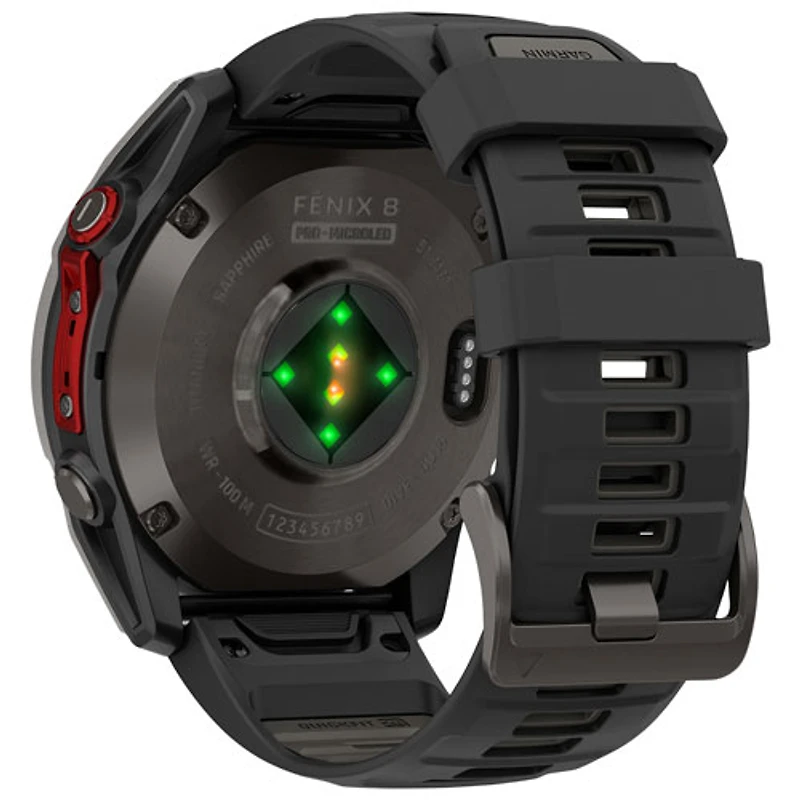 Garmin fēnix 8 Pro 51mm Multisport GPS Smartwatch - Black/Pebble Grey