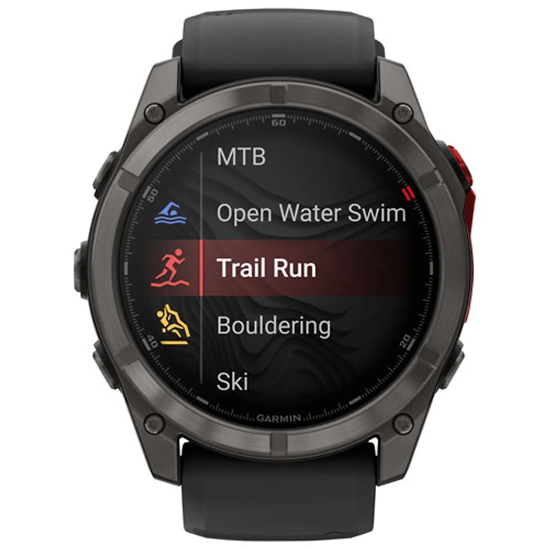 Garmin fēnix 8 Pro 51mm Multisport GPS Smartwatch - Black/Pebble Grey
