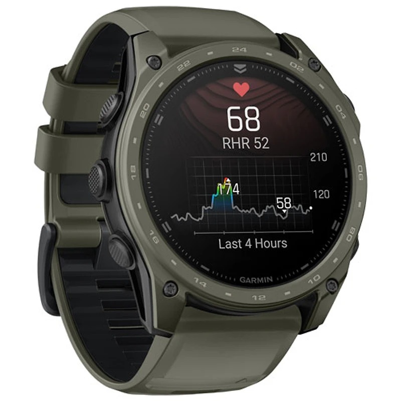 Garmin tactix 8 AMOLED Edition 51mm Tactical GPS Smartwatch - Olive Drab/Black