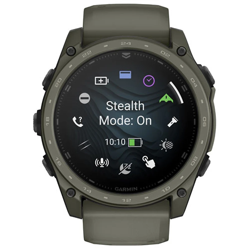 Garmin tactix 8 AMOLED Edition 51mm Tactical GPS Smartwatch - Olive Drab/Black