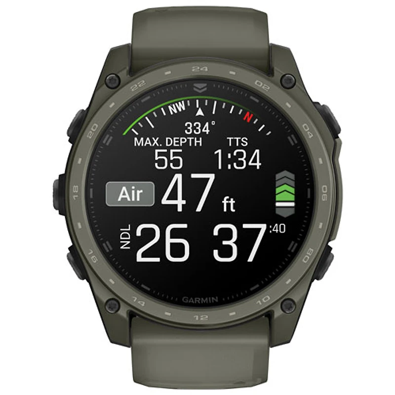 Garmin tactix 8 AMOLED Edition 51mm Tactical GPS Smartwatch - Olive Drab/Black
