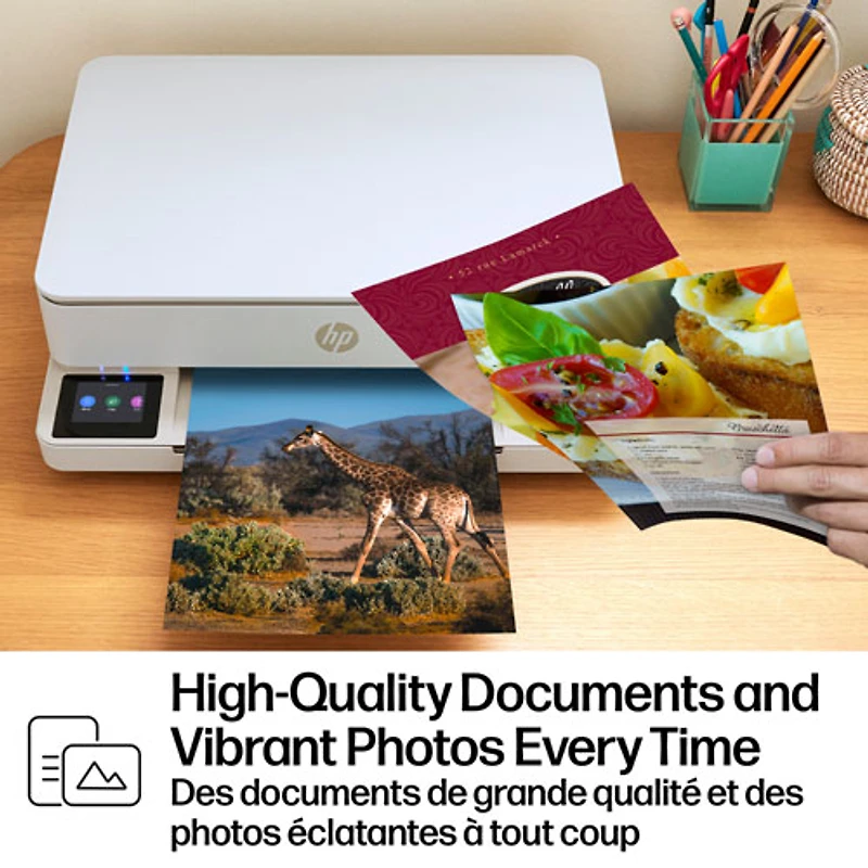 Imprimante à jet d'encre tout-en-un Envy 6155 de HP - Essai gratuit de 3 mois Instant Ink de HP inclus*