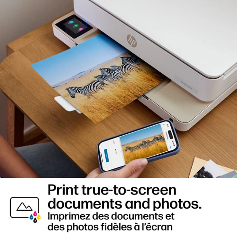 Imprimante à jet d'encre tout-en-un Envy 6155 de HP - Essai gratuit de 3 mois Instant Ink de HP inclus*