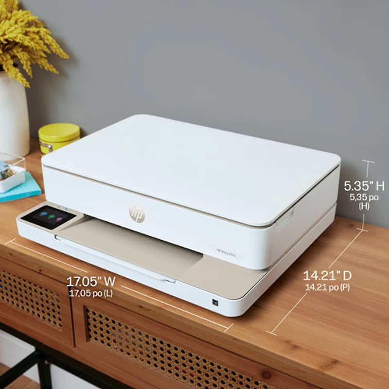 Imprimante à jet d'encre tout-en-un Envy 6155 de HP - Essai gratuit de 3 mois Instant Ink de HP inclus*