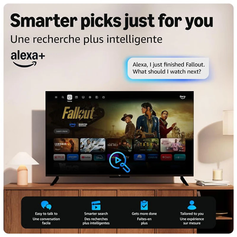 Clé de diffusion multimédia en continu Fire TV Stick HD (2026) avec télécommande vocale Alexa d'Amazon