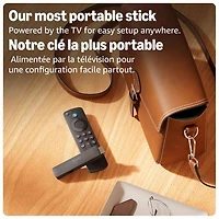 Clé de diffusion multimédia en continu Fire TV Stick HD (2026) avec télécommande vocale Alexa d'Amazon