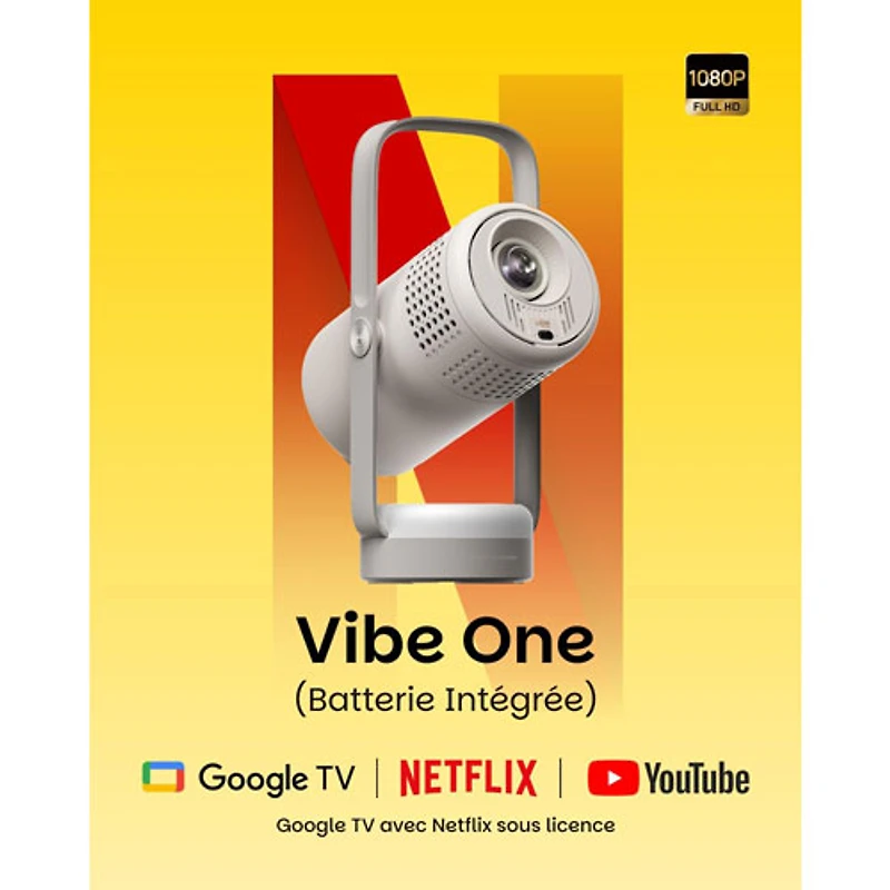 XGIMI Vibe One 1080p HD LED Home Theatre Projector (WM03H-1) - Cloud Ash