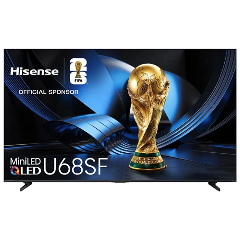 Téléviseur intelligent Fire TV QLED mini-DEL HDR UHD 4K de 55 po QD8SF de Hisense (55U68SF) - 2026