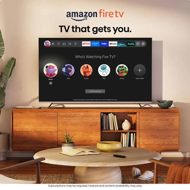 Téléviseur intelligent Fire TV QLED mini-DEL HDR UHD 4K de 65 po QD8SF de Hisense (65U68SF) - 2026