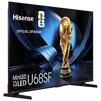 Téléviseur intelligent Fire TV QLED mini-DEL HDR UHD 4K de 65 po QD8SF de Hisense (65U68SF) - 2026