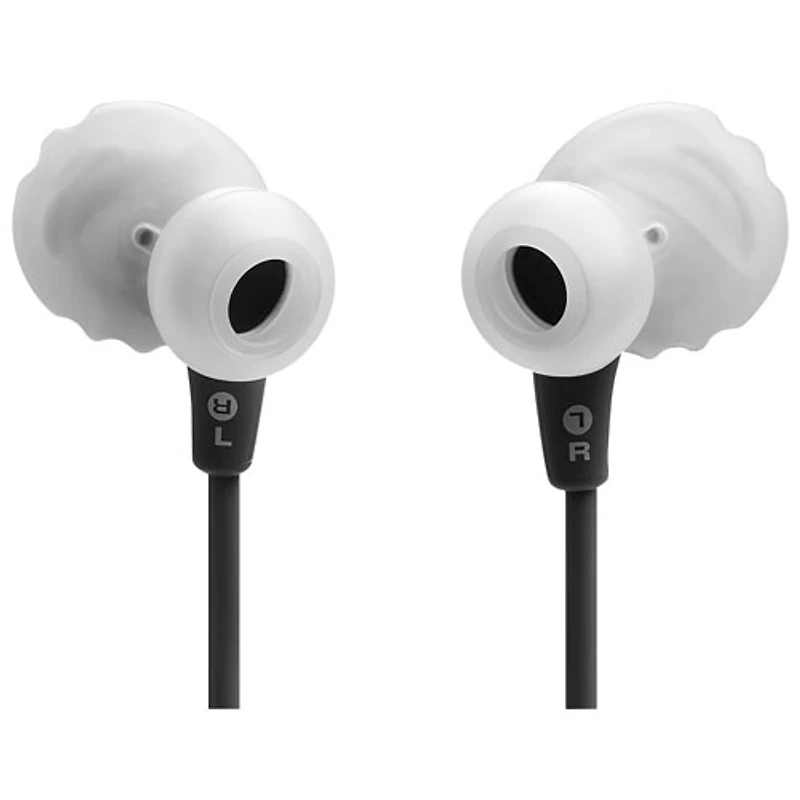Écouteurs boutons de sports sans fil Bluetooth à isolation sonore Endurance Run 3 de JBL - Noir/Gris