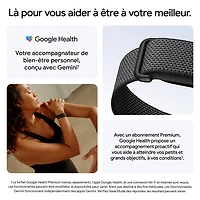 Bracelet sport Fitbit Air avec moniteur de fréquence cardiaque de Google - Noir volcanique - Exclusivité de Best Buy