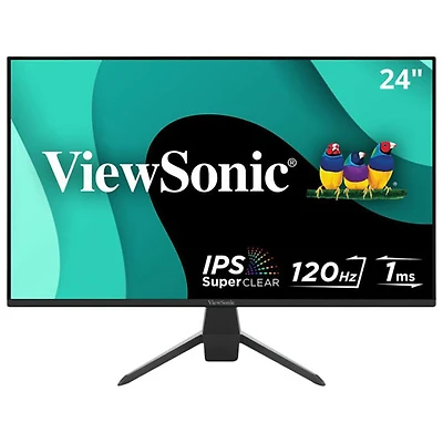 Moniteur de jeu ACL IPS HD intégrale FreeSync 120 Hz 1 ms de 24 po de ViewSonic (VX2470-MHD)