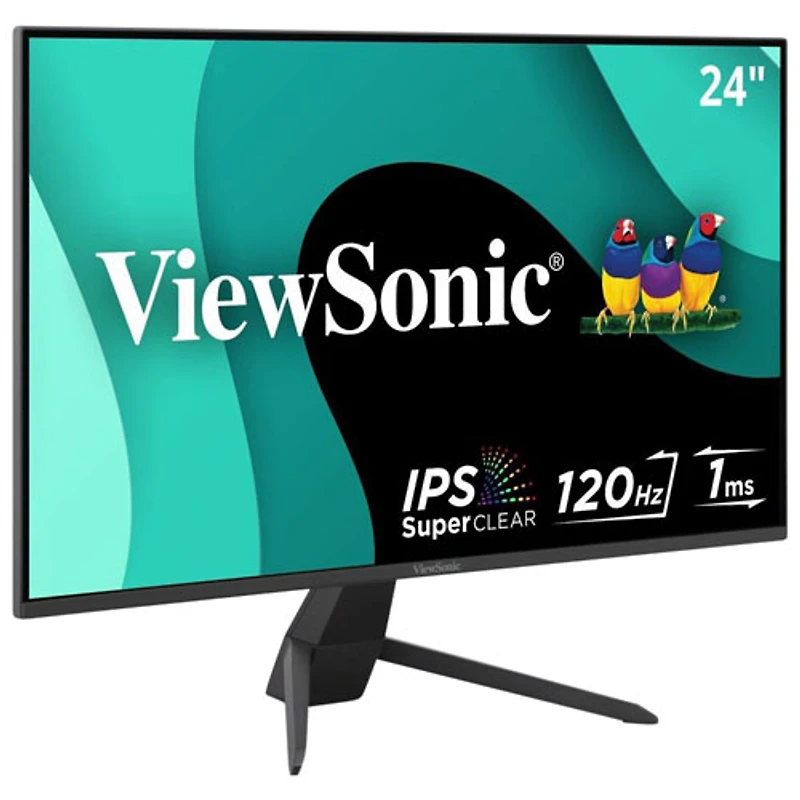 Moniteur de jeu ACL IPS HD intégrale FreeSync 120 Hz 1 ms de 24 po de ViewSonic (VX2470-MHD)