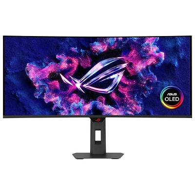 Moniteur de jeu incurvé QD-DELO WQHD 175 Hz de 34 po ROG Strix d'ASUS avec temps de réponse de 0,03 ms gris à gris (XG34WCDG)