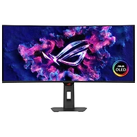 Moniteur de jeu incurvé QD-DELO WQHD 175 Hz de 34 po ROG Strix d'ASUS avec temps de réponse de 0,03 ms gris à gris (XG34WCDG)