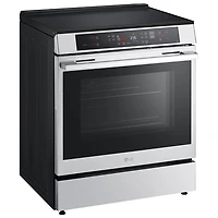LG 30" 6.3 Cu. Ft. True Convection Slide-In Electric Air Fry Range (LSIL6332XE) - Stainless Steel