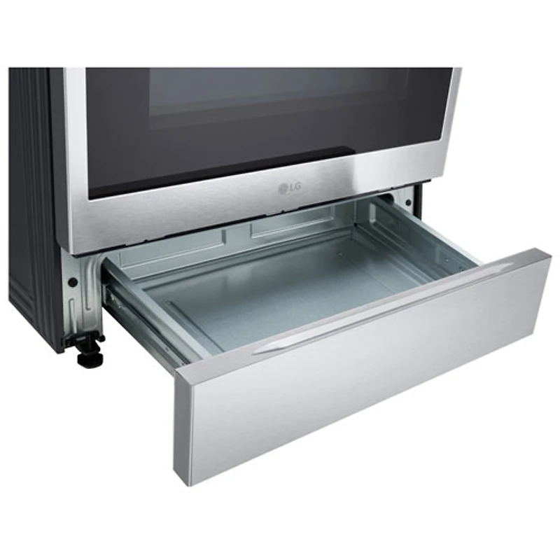 LG 30" 6.3 Cu. Ft. True Convection Slide-In Electric Air Fry Range (LSIL6332XE) - Stainless Steel