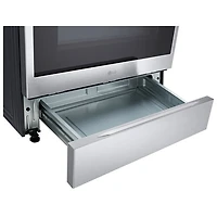 LG 30" 6.3 Cu. Ft. True Convection Slide-In Electric Air Fry Range (LSIL6332XE) - Stainless Steel