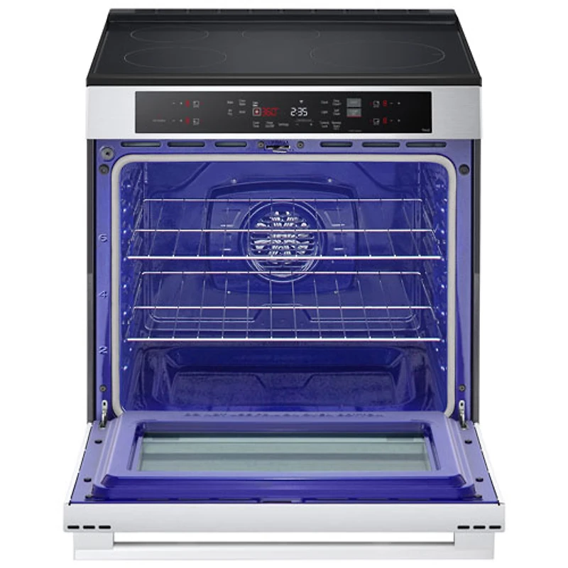 LG 30" 6.3 Cu. Ft. True Convection Slide-In Electric Air Fry Range (LSIL6332XE) - Stainless Steel
