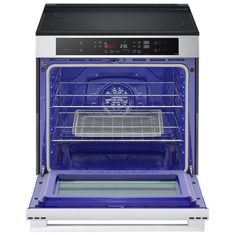 LG 30" 6.3 Cu. Ft. True Convection Slide-In Electric Air Fry Range (LSIL6332XE) - Stainless Steel
