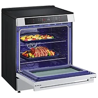 LG 30" 6.3 Cu. Ft. True Convection Slide-In Electric Air Fry Range (LSIL6332XE) - Stainless Steel