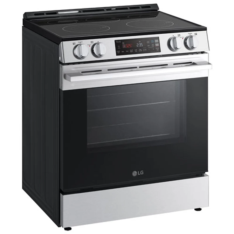 LG 30" 6.3 Cu. Ft. 5-Element Slide-In Electric Range (LSEL6331XE) - Stainless Steel
