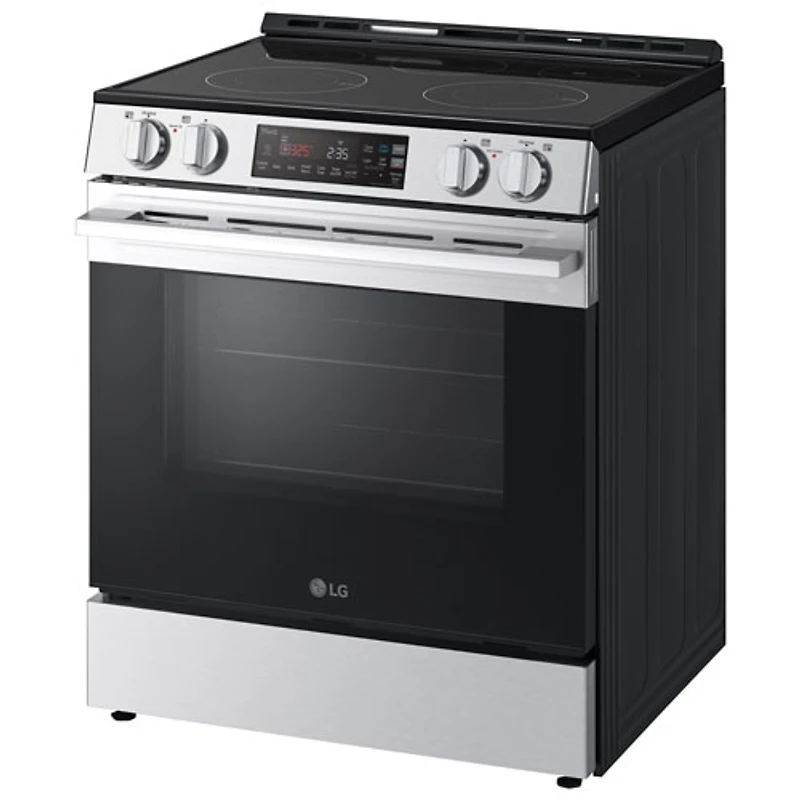 LG 30" 6.3 Cu. Ft. 5-Element Slide-In Electric Range (LSEL6331XE) - Stainless Steel