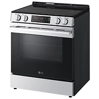 LG 30" 6.3 Cu. Ft. 5-Element Slide-In Electric Range (LSEL6331XE) - Stainless Steel