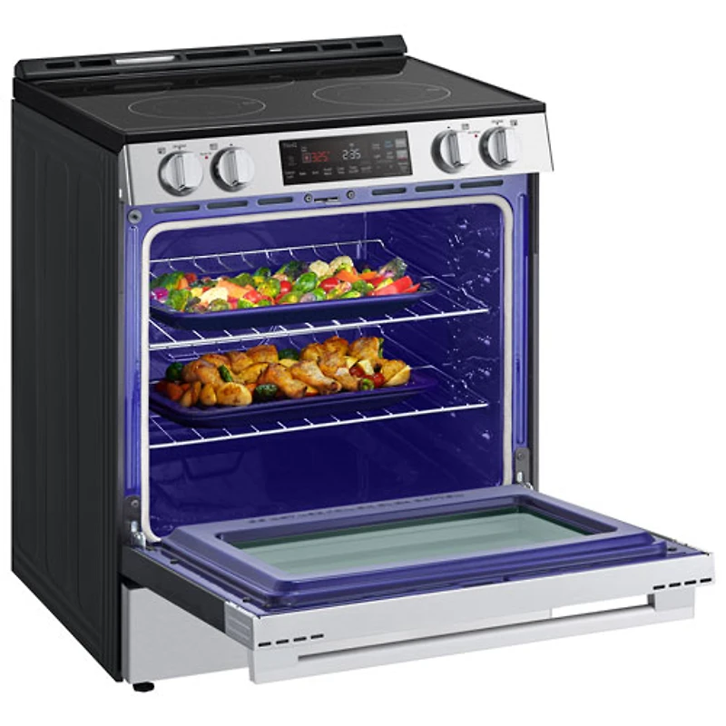 LG 30" 6.3 Cu. Ft. 5-Element Slide-In Electric Range (LSEL6331XE) - Stainless Steel