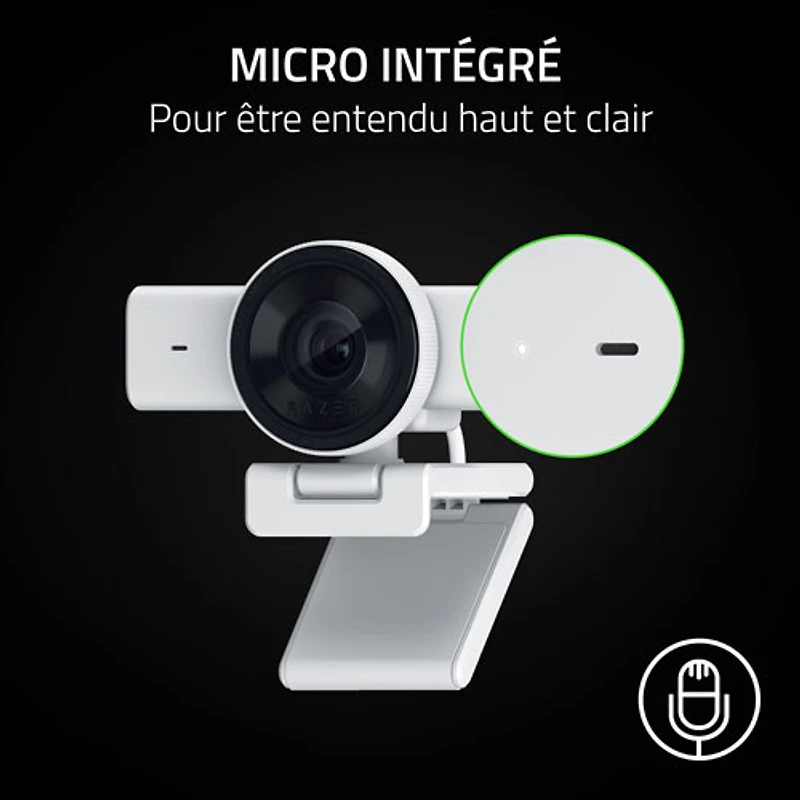 Razer Kiyo V2 X 1440P 60FPS Full HD Streaming Webcam - White