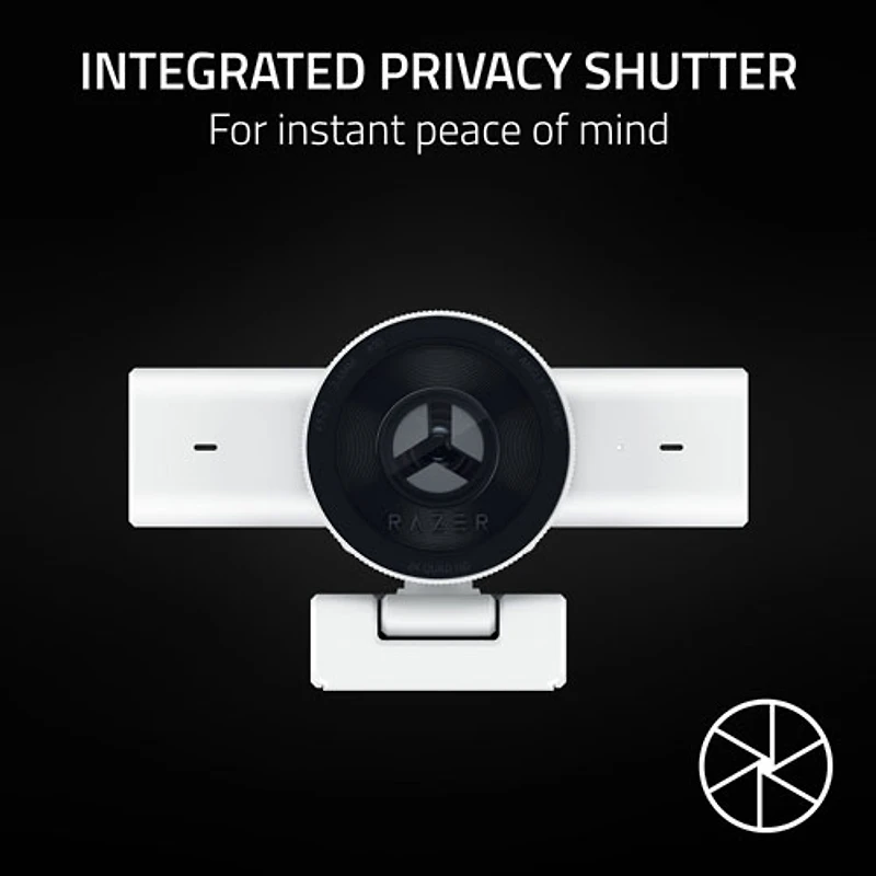 Razer Kiyo V2 X 1440P 60FPS Full HD Streaming Webcam - White
