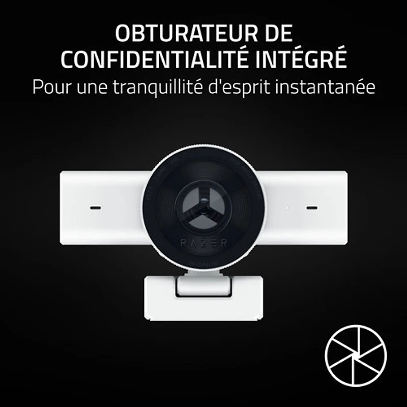 Razer Kiyo V2 X 1440P 60FPS Full HD Streaming Webcam - White