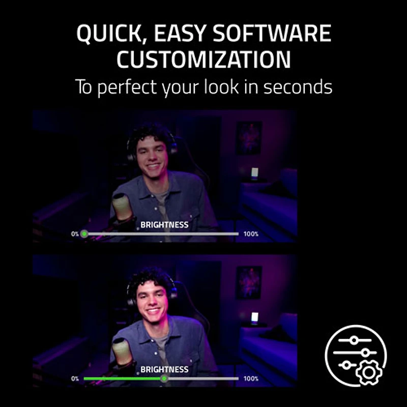 Razer Kiyo V2 X 1440P 60FPS Full HD Streaming Webcam - White