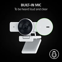 Razer Kiyo V2 X 1440P 60FPS Full HD Streaming Webcam - White
