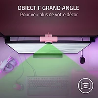 Caméra Web de diffusion en continu HD intégrale 60 images/s 1440p Kiyo V2 X de Razer - Quartz