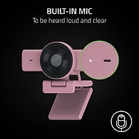 Caméra Web de diffusion en continu HD intégrale 60 images/s 1440p Kiyo V2 X de Razer - Quartz
