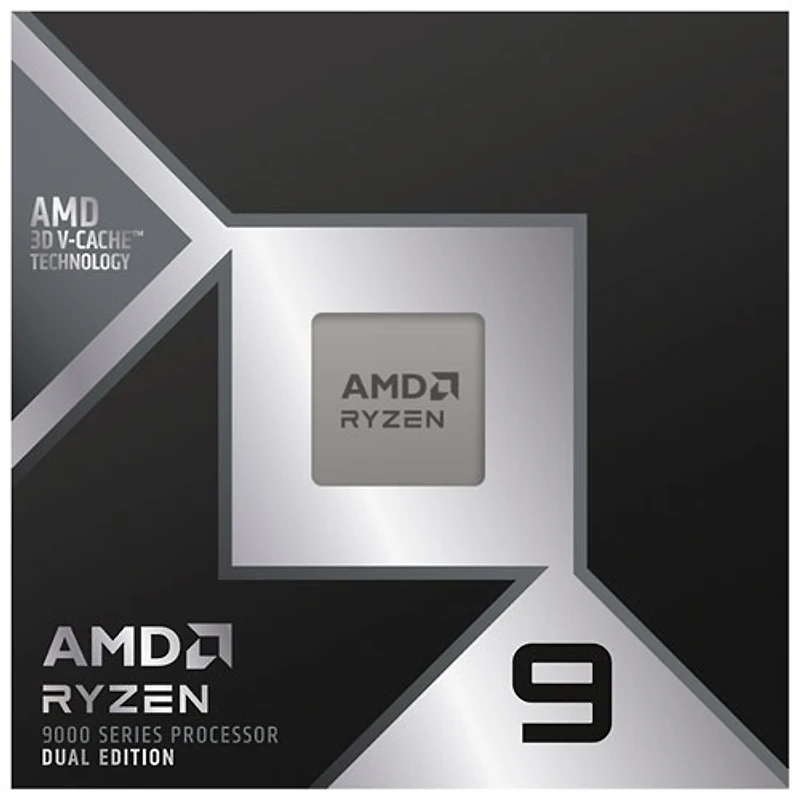 Processeur 16 coeurs AM5 5,6 GHz Ryzen 9 9950X3D Dual Edition d'AMD