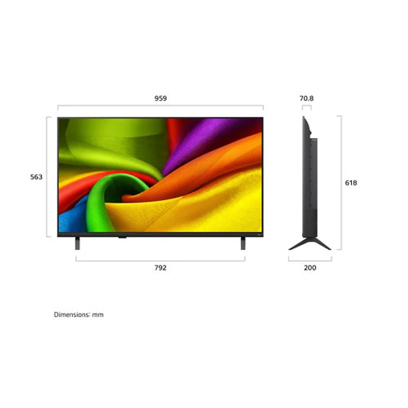 LG 43" NU850 4K UHD HDR LED webOS Smart TV (43NU850BPUC.ACCQ) - 2026