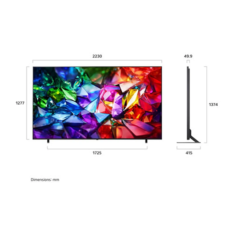 LG 100" MRGB95 4K UHD HDR Micro RGB Mini-LED webOS Smart TV (100MRGB95BU.ACC) - 2026 - Only at Best Buy